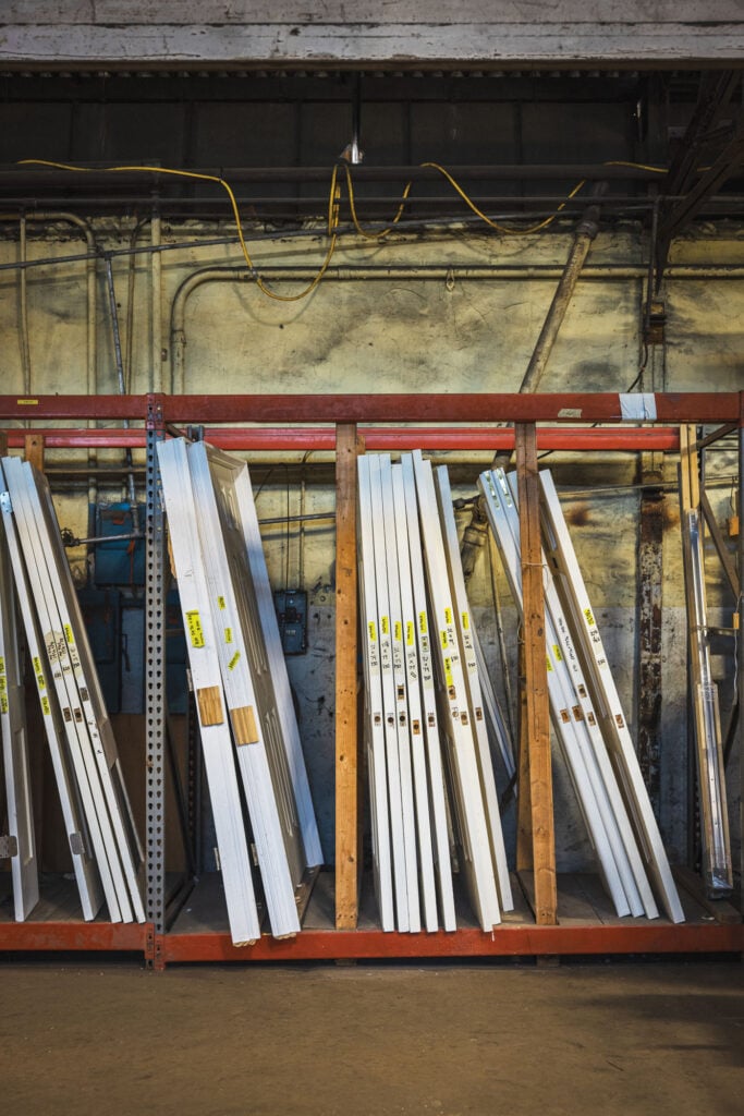 image of materials in a warehouse