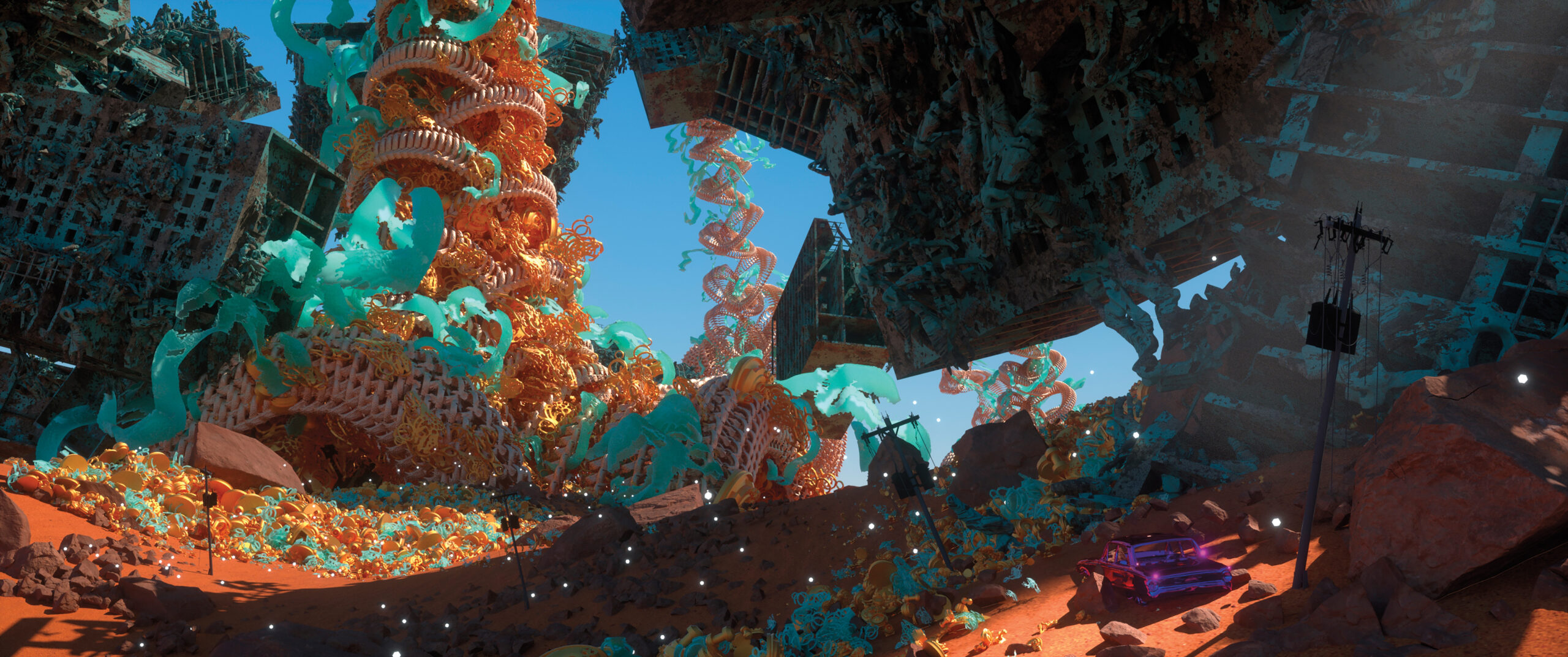 rendering from an animated film